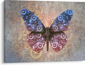 Kép - Steampunk pillangó (70x50 cm)