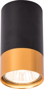 Függő mennyezeti spot lámpa Nuo 1 fekete-réz GU10 Led