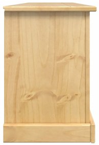 Corona tömör fenyőfa cipőszekrény 99x32x47 cm