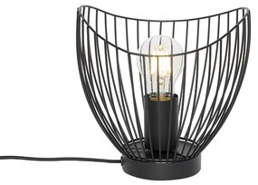 Modern asztali lámpa, fekete, 20 cm - Pua