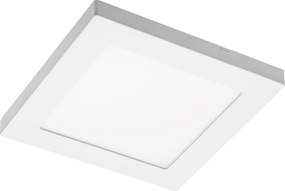 Falra szerelhető Led lámpatest négyzet 12W neutral 18cm IP40