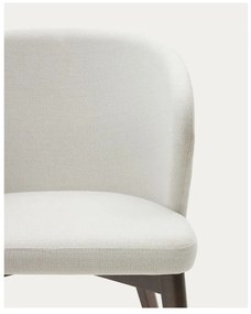 Krémszínű kárpitozott étkezőfotel Darice – Kave Home