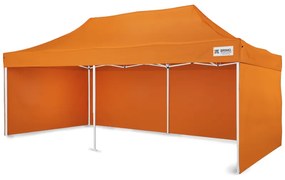 Összecsukható pavilon 3x6m - Narancssárga