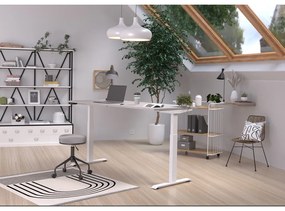 Íróasztal elektromosan állítható magassággal 80x180 cm Jet – Germania