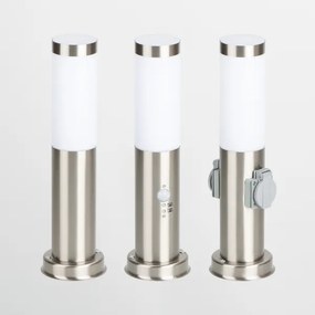 Brilagi - Kültéri lámpa NOVA 1xE27/15W/230V 40 cm IP44 matt króm
