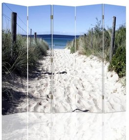 Gario Paraván Út a dunéken keresztül Méret: 180 x 170 cm, Kivitelezés: Forgó paraván 360°