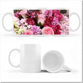 Nőnapi nyomott mintás bögre Ajándék Love