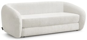Fehér zsenília kinyitható kanapé 228 cm Neyo – Bobochic Paris