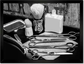 Poszterek keretben 40x30 Borbély barber felszerelés