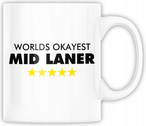 Okayest MID League Of Legends Bögre Születésnapi Ajándék 330ml Csomagolás