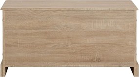 Bruce tárolóláda tölgyfa dekorral - Støraa