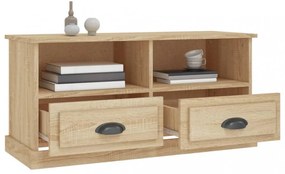 sonoma tölgy színű szerelt fa fali TV-szekrény 93x35,5x45 cm