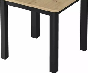 Oskar bővíthető étkezőasztal 120-200cm kézműves tölgy