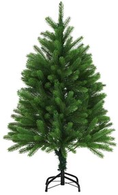 vidaXL zöld műkarácsonyfa élethű tűlevelekkel 120 cm
