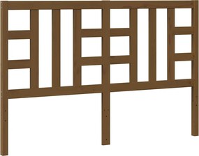vidaXL mézbarna tömör fenyőfa ágyfejtámla 166 x 4 x 100 cm