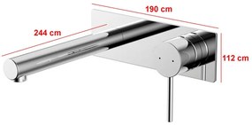 Comino mosdó csaptelep fali