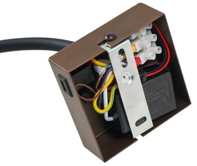 Modern bronz fali lámpa USB-C porttal - Gosna