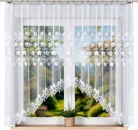 Erzsébet méret 310x160cm jacquard függöny, kész (íves)