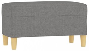 vidaXL sötétszürke szövet pad 70 x 35 x 41 cm