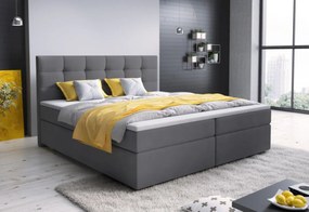 GLOS kárpitozott boxspring ágy, 180x200, cosmic 160