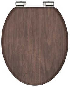 SCHÜTTE DARK WOOD MDF finoman záródó WC-ülőke