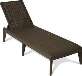 TOOMAX Műanyag kerti nyugágy NUMANA barna