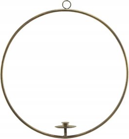 Fém lógó gyertyatartó kör