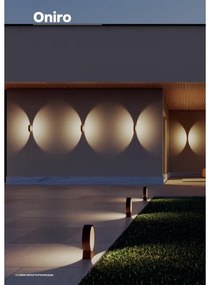 Redo 91063 - LED kültéri fali lámpatest ONIRO LED/8W/230V IP65 barna