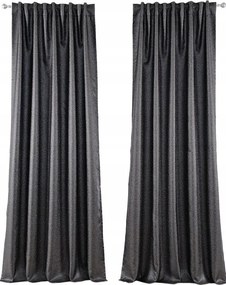 135/225 Barna Fényes Függöny 1 Db