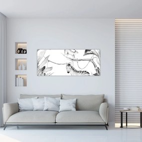 Kép - Akvarell dzsungel (120x50 cm)