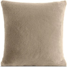 Dekoratív párnahuzat Nina 45x45 Eurofirany világos bézs szőrme és bolyhos