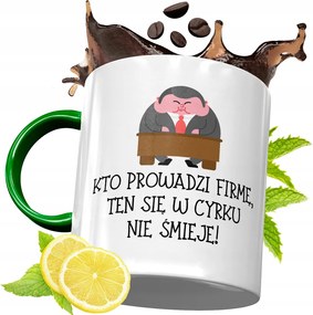 Zöld Bögre A Főnöknek Születésnapi Ajándék fényképes nyomtatással