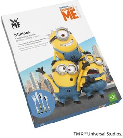 Minions 4 db-os rozsdamentes acél gyerek evőeszköz készlet - WMF