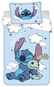 Jerry Fabrics Gyermek pamut ágynemű Lilo and Stitch Clouds