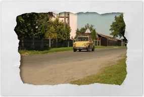 Poszter 60x40 Kisautó Fiat 126p Köhögés