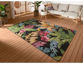 Fekete kültéri szőnyeg 200x285 cm Flair – Hanse Home