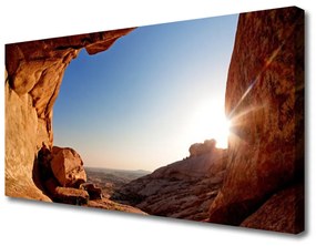 Vászonfotó Sun Rock-táj 100x50 cm