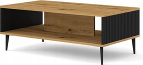 Dohányzóasztal Ravenna B 90x60 artisan fekete magassarkú