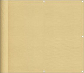 vidaXL homokszínű 100% oxford poliészter erkélyparaván 90 x 700 cm