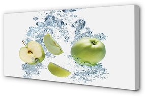 Canvas képek Víz alma szeletelve 125x50 cm