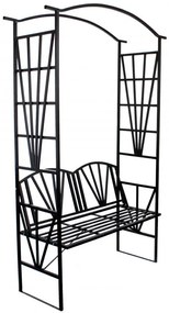 Kerti pergola paddal 114 x 45 x 208 cm