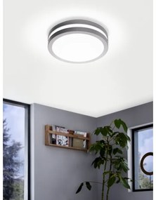 Eglo 97299 - LOCANA-C LED 14W szürke fürdőszobai dimmelhető lámpa IP44