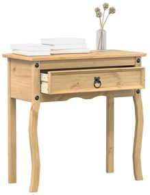 Corona tömör fenyőfa konzolasztal 73 x 35 x 73 cm