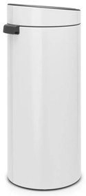 Fehér acél érintésre nyíló szemetes 30 l Touch Bin – Brabantia