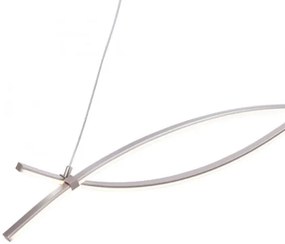 JUST LIGHT. 15382-55 - LED Csillár zsinóron MAJA 2xLED/8,4W/230V króm