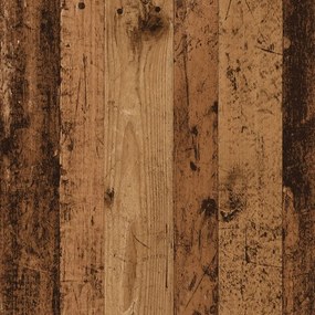 antik fa színű szerelt fa mosdószekrény 58x33x60 cm