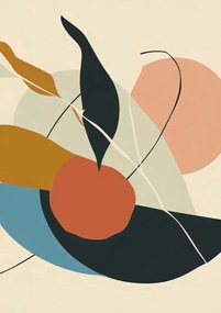 Poszter 29,7x42cm Organikus forma