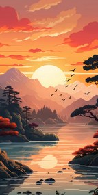 Poszter 50x100cm Arany Nyugat