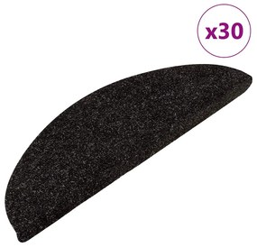 30 db antracitszürke öntapadó lépcsőszőnyeg 56 x 17 x 3 cm