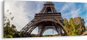 Kép - Eiffel-torony színes (120x50 cm)